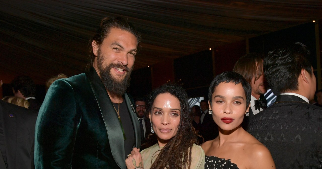 Jason Momoa, Lisa Bonet i Zoe Kravitz /Lester Cohen / Contributor /Getty Images