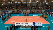 Jastrzębski Węgiel - PGE GiEK Skra Bełchatów. Skrót meczu