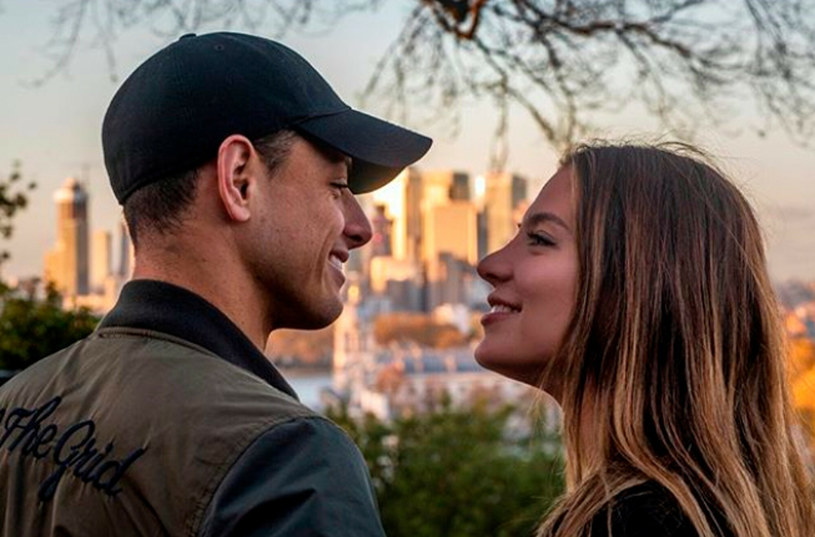 Javier Hernandez i Sarah Kohan pobrali się w ubiegłym roku /Golders/@sarahkohan/EuroPics /East News