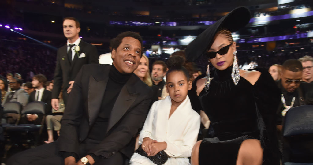 Jay-Z, Beyonce i Blue Ivy /Kevin Mazur /Getty Images