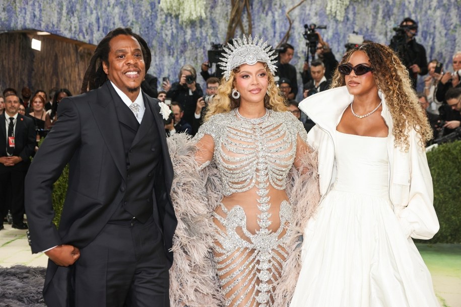 Jay-Z, Beyonce i Blue Ivy /SARAH YENESEL /PAP/EPA