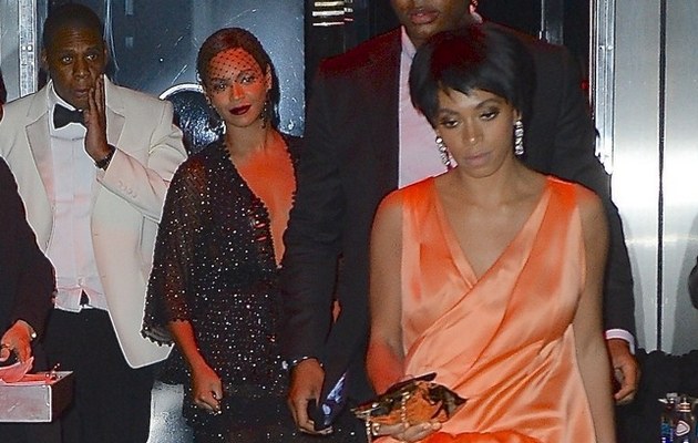 Jay-Z, Beyonce i Solange /- /East News