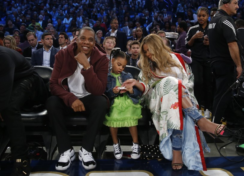 Jay Z, Blue Ivy i Beyonce /East News