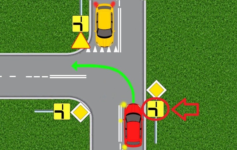 Jazda po skrzyżowaniu z pierwszeństwem łamanym nie jest trudna /INTERIA.PL
