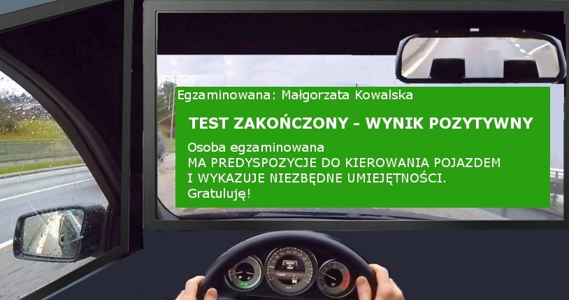 Jazdę na symulatorze zaliczą tylko ci, którzy spełniają odpowiednie kryteria /Informacja prasowa