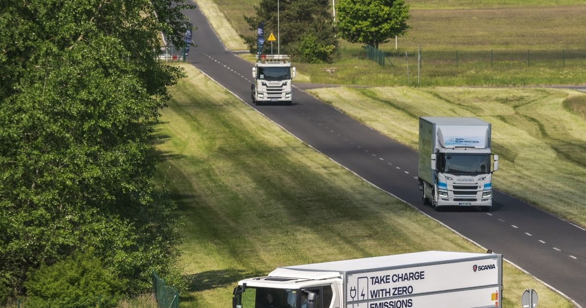 Jazdy testowe elektrycznymi modelami Scanii /Informacja prasowa