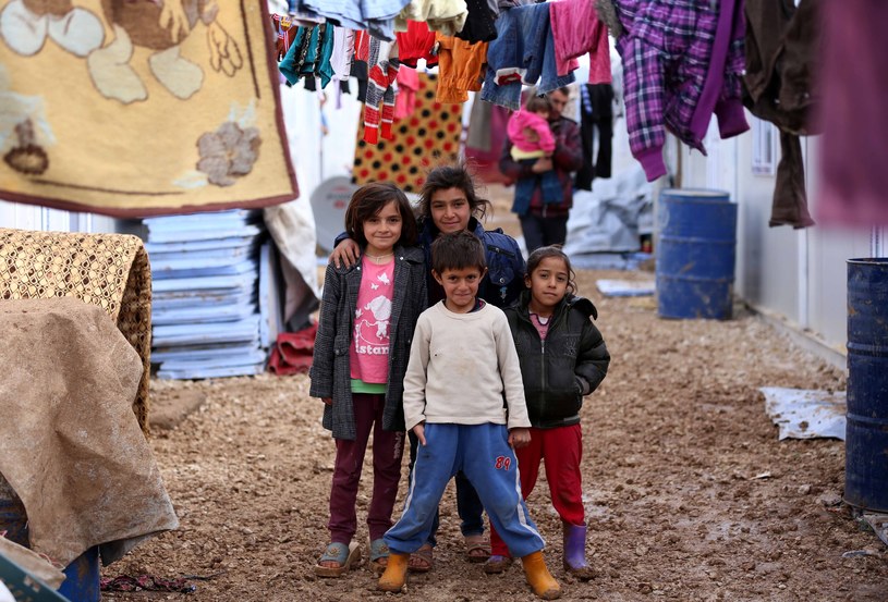 Jazydzi z Iraku, którzy musieli uciekać przed Państwem Islamskim /AFP
