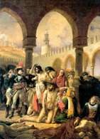 Jean Antoine Gros, Napoleon w Jaffie dotknięty plagą, fragment /Encyklopedia Internautica