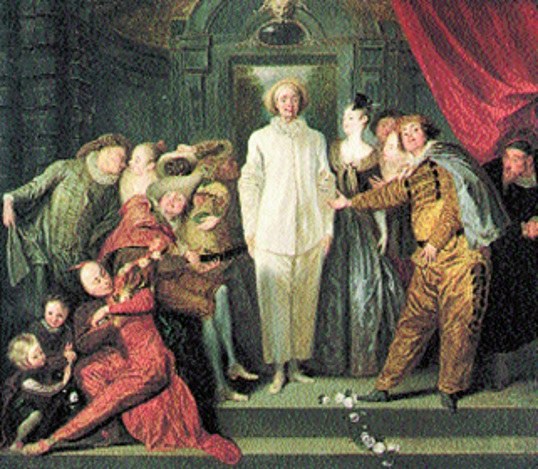 Jean Antoine Watteau, Włoscy komedianci, 1720 r. /Encyklopedia Internautica