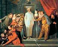 Jean Antoine Watteau, Włoscy komedianci, prawdopod. 1720 /Encyklopedia Internautica