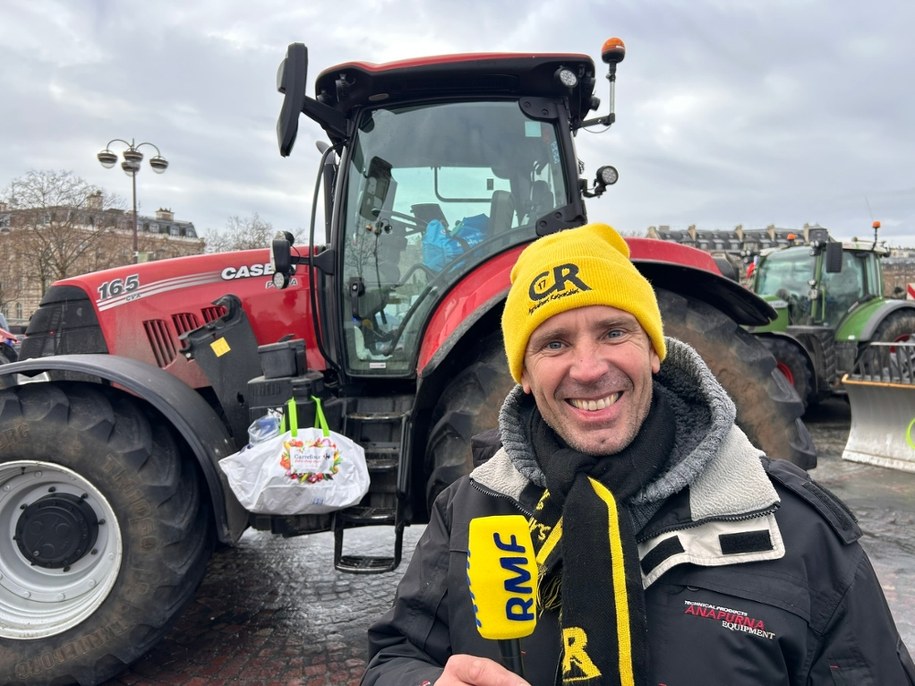 Jean Brouard z francuskiego związku rolników Konfederacja Wiejska /Fot. Marek Gładysz /RMF FM