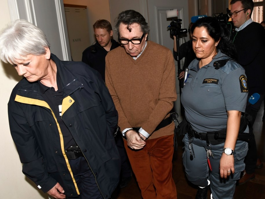 Jean-Claude Arnault podczas procesu apelacyjnego w Sztokholmie, 12 listopada 2018 /JONAS EKSTROMER /PAP/EPA