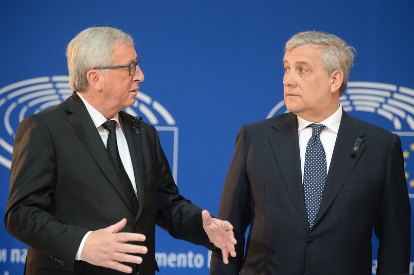 Jean-Claude Juncker i Antonio Tajani /AFP