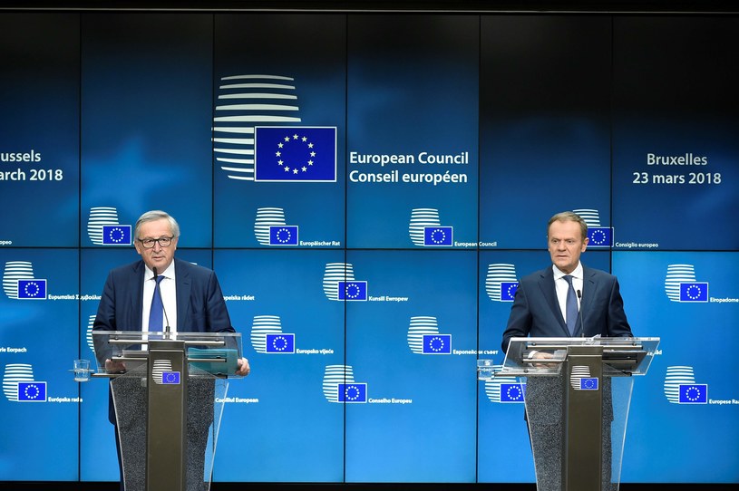 Jean-Claude Juncker i Donald Tusk /AFP