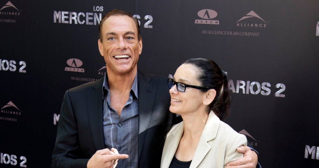 Jean-Claude van Damme z żoną /Eduardo Parra /Getty Images