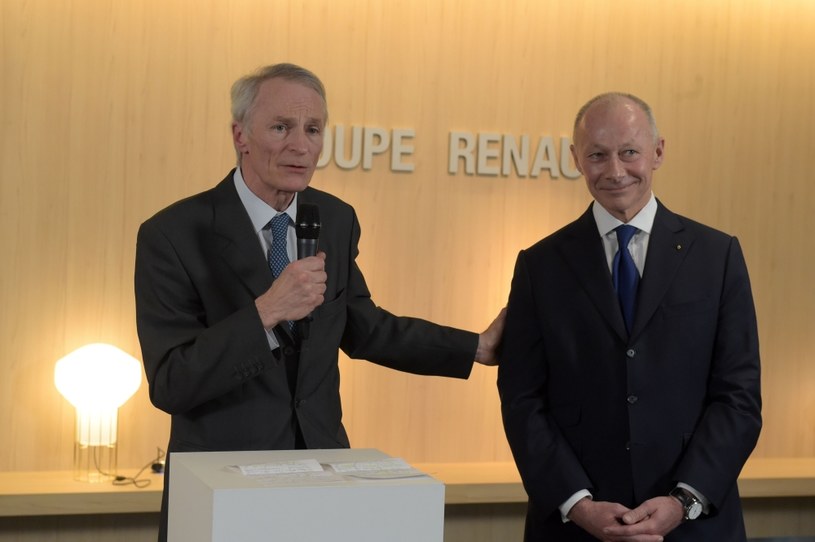 Jean-Dominique Senard i Thierry Bollore /AFP