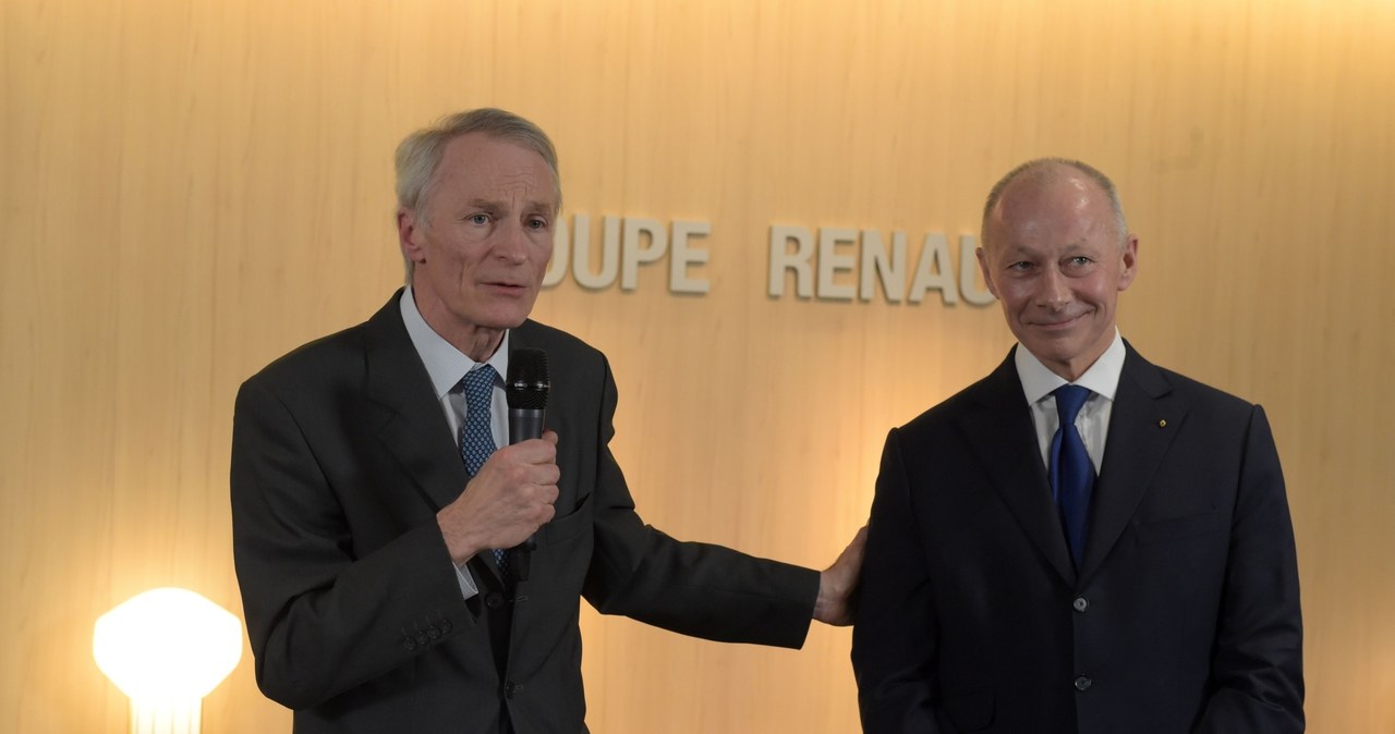 Jean-Dominique Senard i Thierry Bollore /AFP