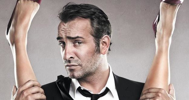 Jean Dujardin w scenie z filmu "Niewierni" /materiały dystrybutora