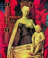 Jean Fouquet, Maria z Dzieciątkiem /Encyklopedia Internautica