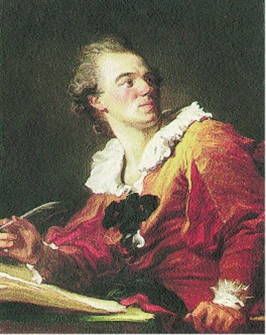 Jean-Honoré Fragonard,  Natchnienie /Encyklopedia Internautica