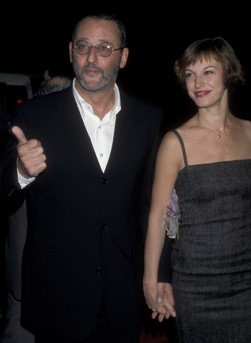 Jean Reno i Nathalie Dyszkiewicz w 1998 roku /Ron Galella Collection via Getty Images /Getty Images