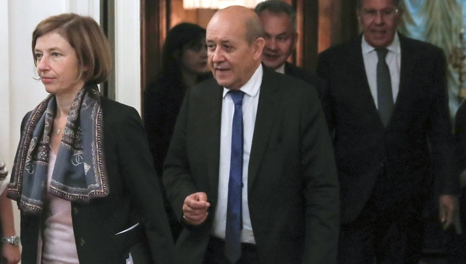 Jean-Yves Le Drian /Sergei Ilnitsky /PAP/EPA