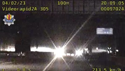 Jechał 213 km/h. Spieszył się na spotkanie miłośników sportowych aut