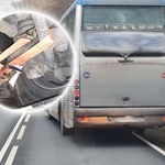 Jechał do przodu bokiem. Autokar z urwaną tylną osią na Dolnym Śląsku