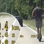 Jechał hulajnogą elektryczną prawie 70 km/h. Tłumaczenie zaskoczyło policję