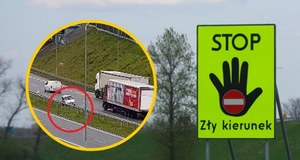 Jechał pod prąd, inni kierowcy uciekali. O krok od tragedii na ekspresówce
