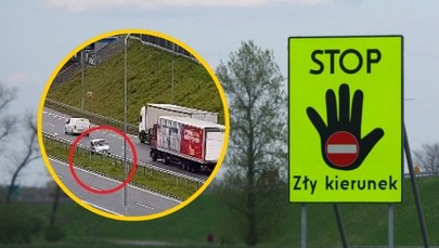 Jechał pod prąd, inni kierowcy uciekali. O krok od tragedii na ekspresówce