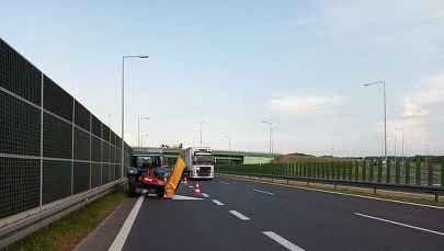 ​Jechał traktorem autostradą. I to w dodatku pod prąd!