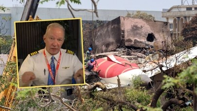 "Jeden prosty błąd". Pilot o przyczynach katastrofy w Indiach