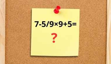 Jeden trik i rozwiążesz tę zagadkę natychmiast. Znasz wynik?