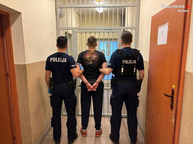 Jeden z aresztowanych mężczyzn /foto. Policja Śląska /