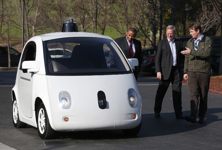 Jeden z autonomicznych samochodów Google (niestety, nie dysponujemy fotografią samochodu, który miał wypadek) /AFP