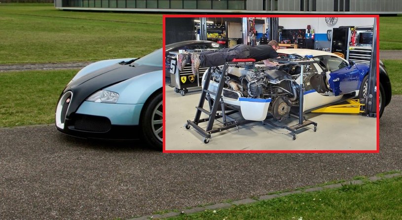 Jeden z egzemplarzy Bugatti Veyrona borykał się z dolegliwością wypadania zapłonu. /materiały prasowe/ fixitsteven/ Instagram/ zrzut ekranu /