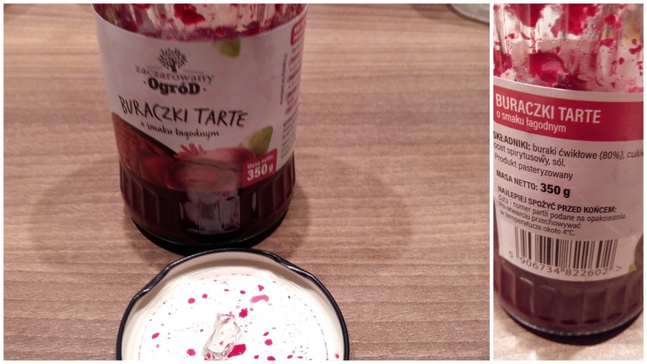 jeden z klientów znalazł w słoiku z buraczkami kawałek szkła /gis.gov.pl /Materiały prasowe