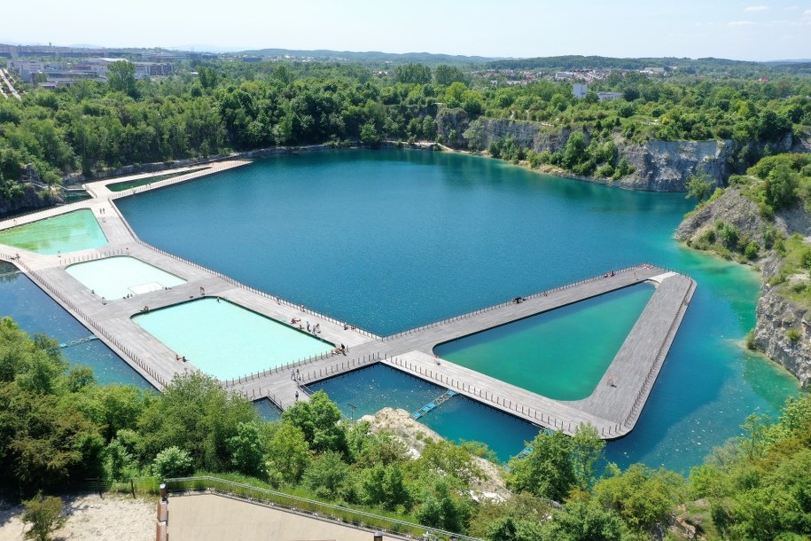 Jeden z mężczyzn utonął na Zakrzówku /Jacek Skóra /RMF FM