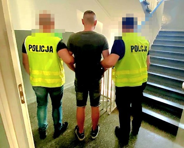 Jeden z mężczyzn zatrzymanych za pobicie /Policja w Parczewie /Policja