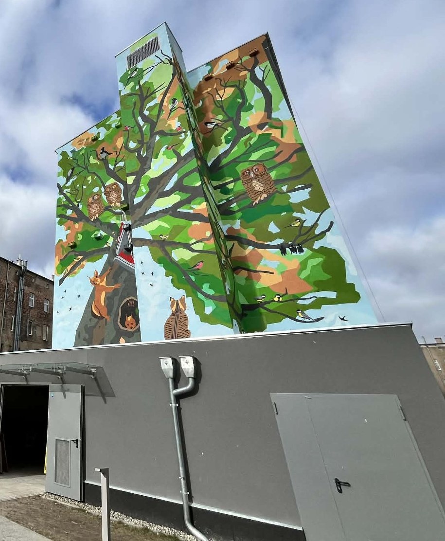 Jeden z nowych murali /UM Szczecin /