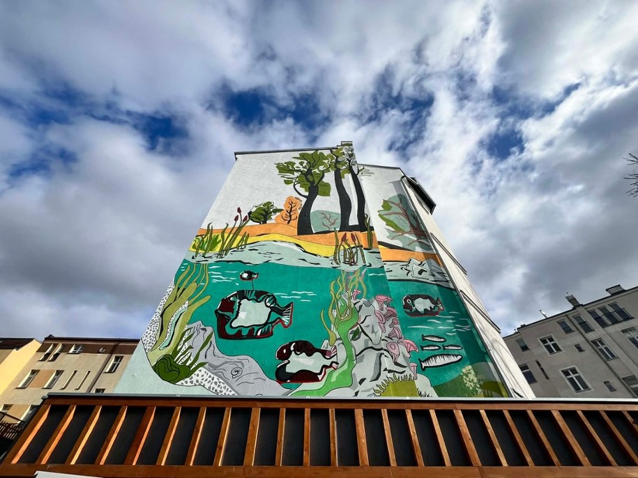 Jeden z nowych szczecińskich murali /UM Szczecin /