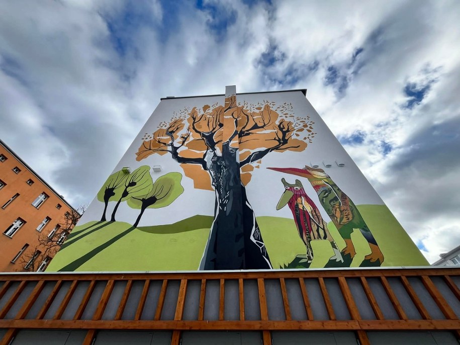 Jeden z nowych szczecińskich murali /UM Szczecin /
