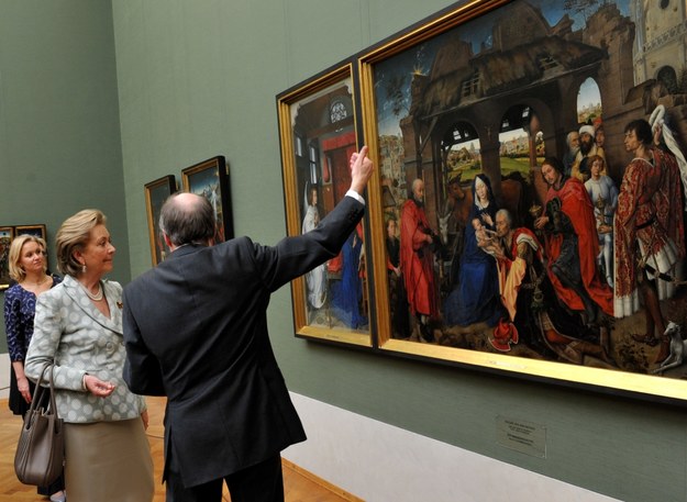 Jeden z obrazów Rogiera van der Weydena /FRANK LEONHARDT /PAP/EPA