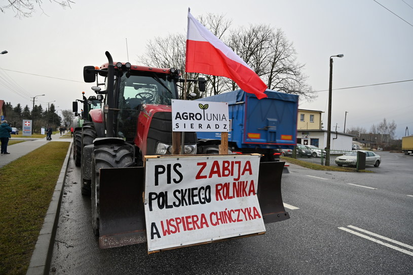 Jeden z rolniczych protestów /	Grzegorz Michałowski   /PAP
