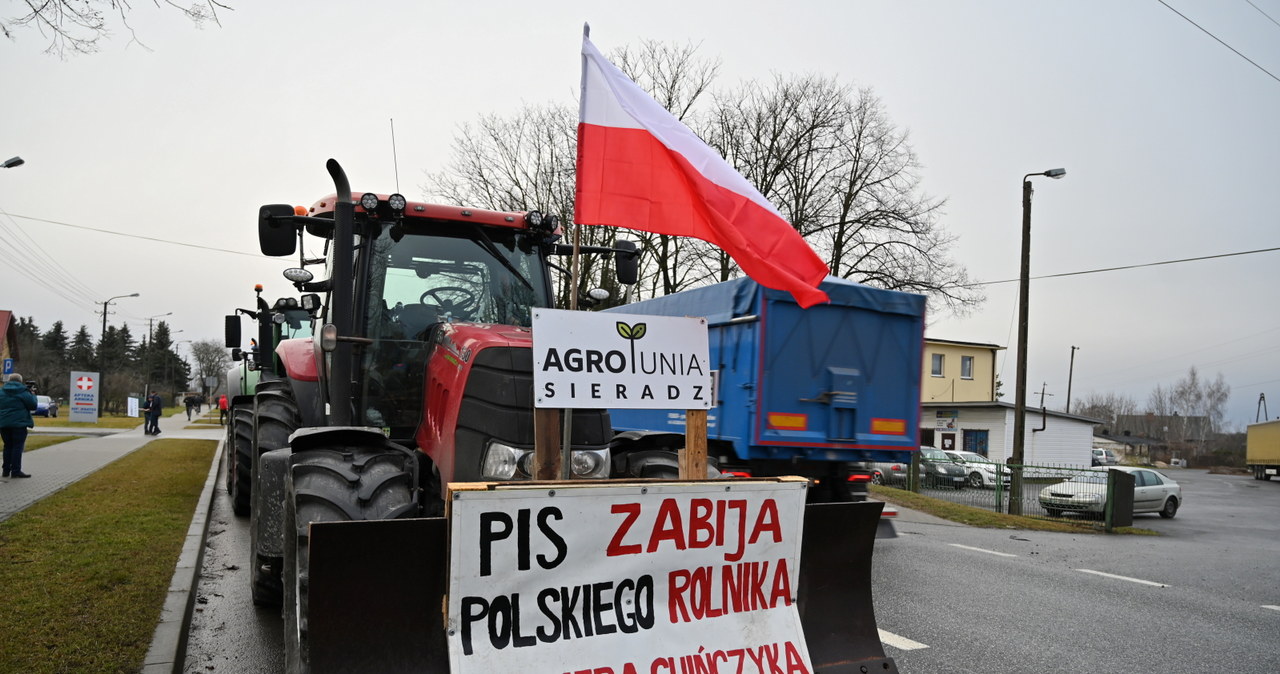 Jeden z rolniczych protestów /	Grzegorz Michałowski   /PAP