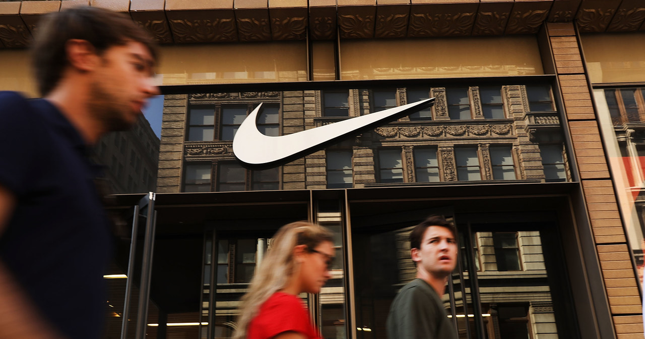 Jeden z salonów firmy Nike umiejscowiony na Manhattanie /AFP