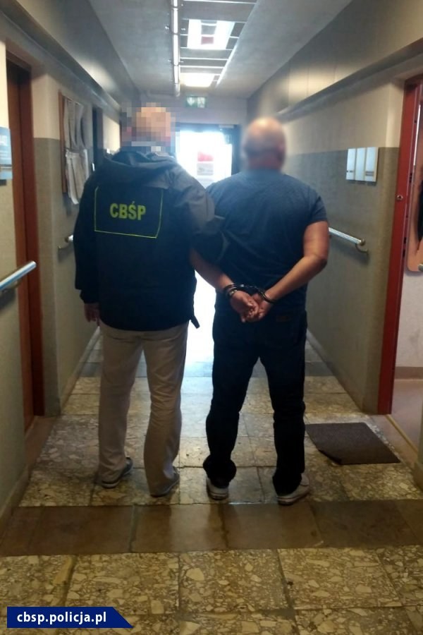 Jeden z zatrzymanych mężczyzn /Policja