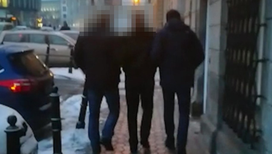 Jeden z zatrzymanych mężczyzn /Policja