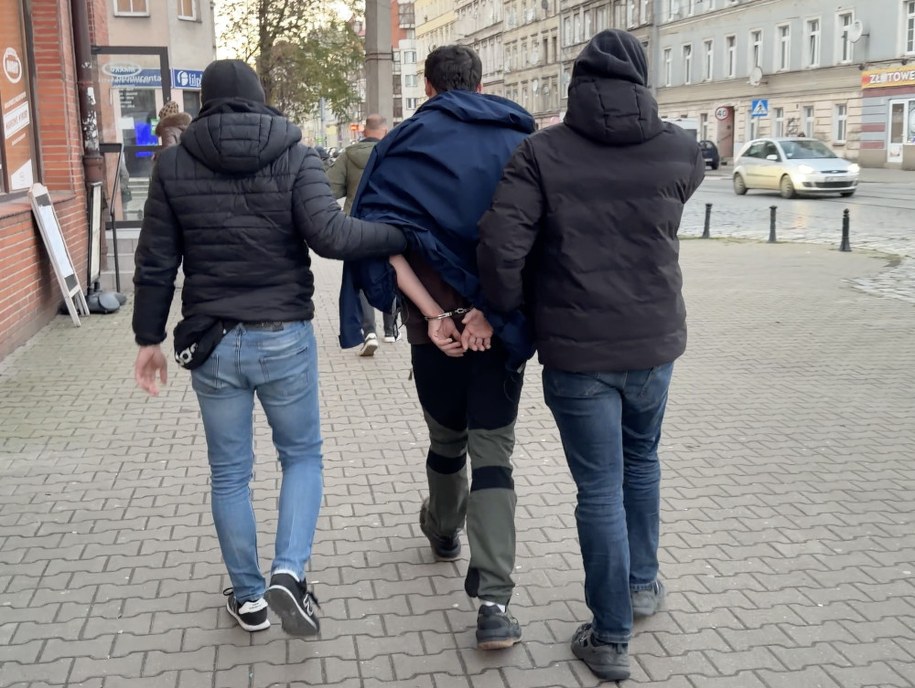 Jeden z zatrzymanych mężczyzn /KSP /Policja